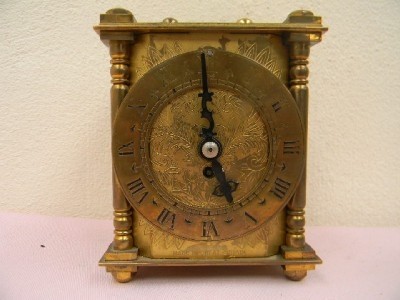 Primary image for Carriage Clock Mechanical 8 Day Movement Superb Working Order Brass English Made