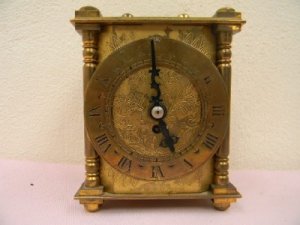 Carriage Clock Mechanical 8 Day Movement Superb Working Order Brass English Made