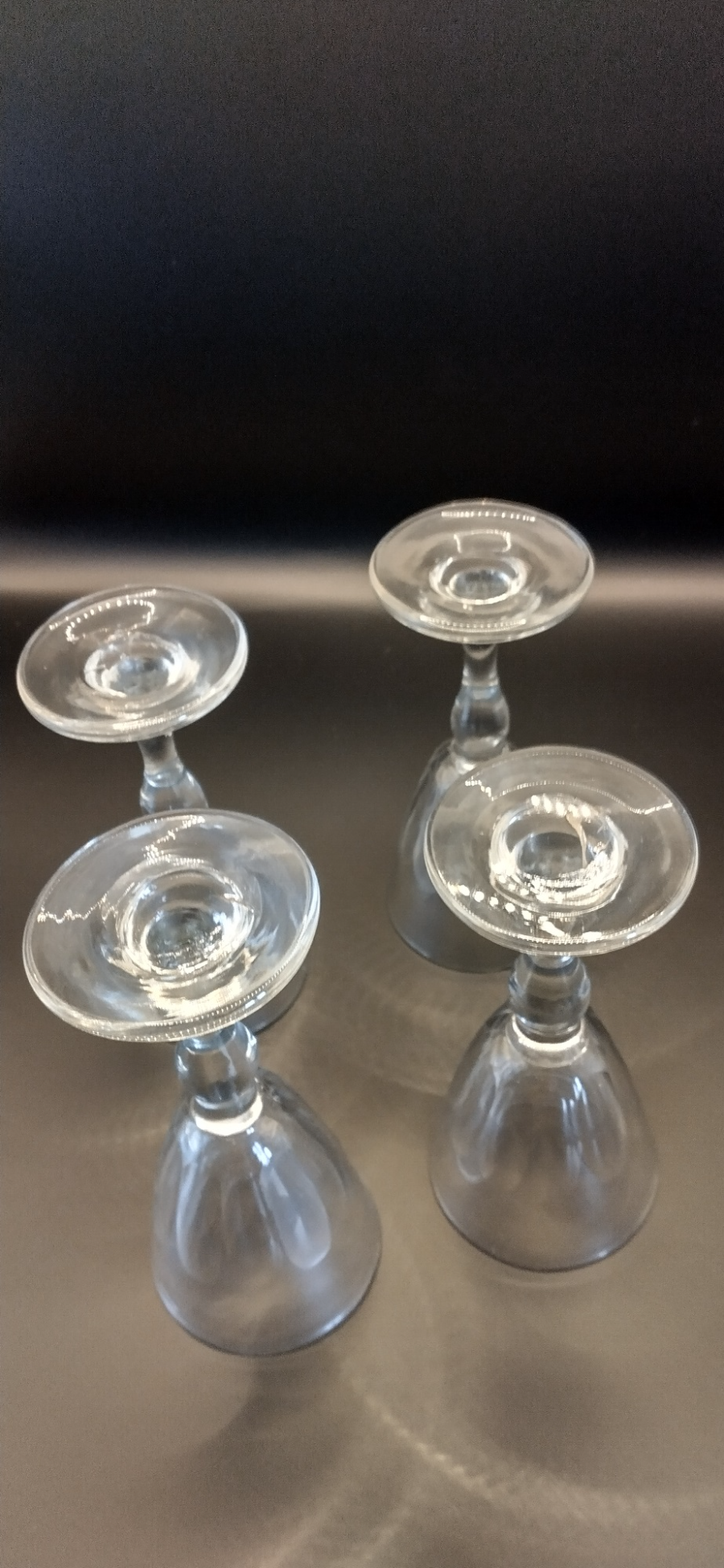 4 Victorian Port Wine Glasses