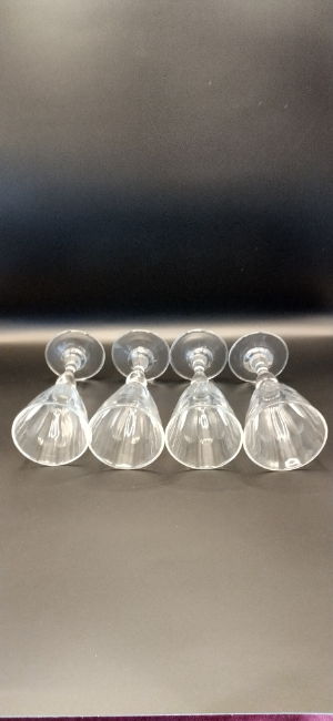 4 Victorian Port Wine Glasses