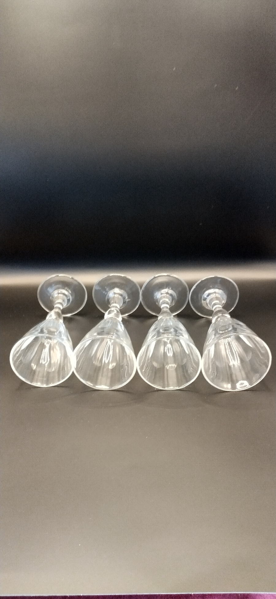 4 Victorian Port Wine Glasses