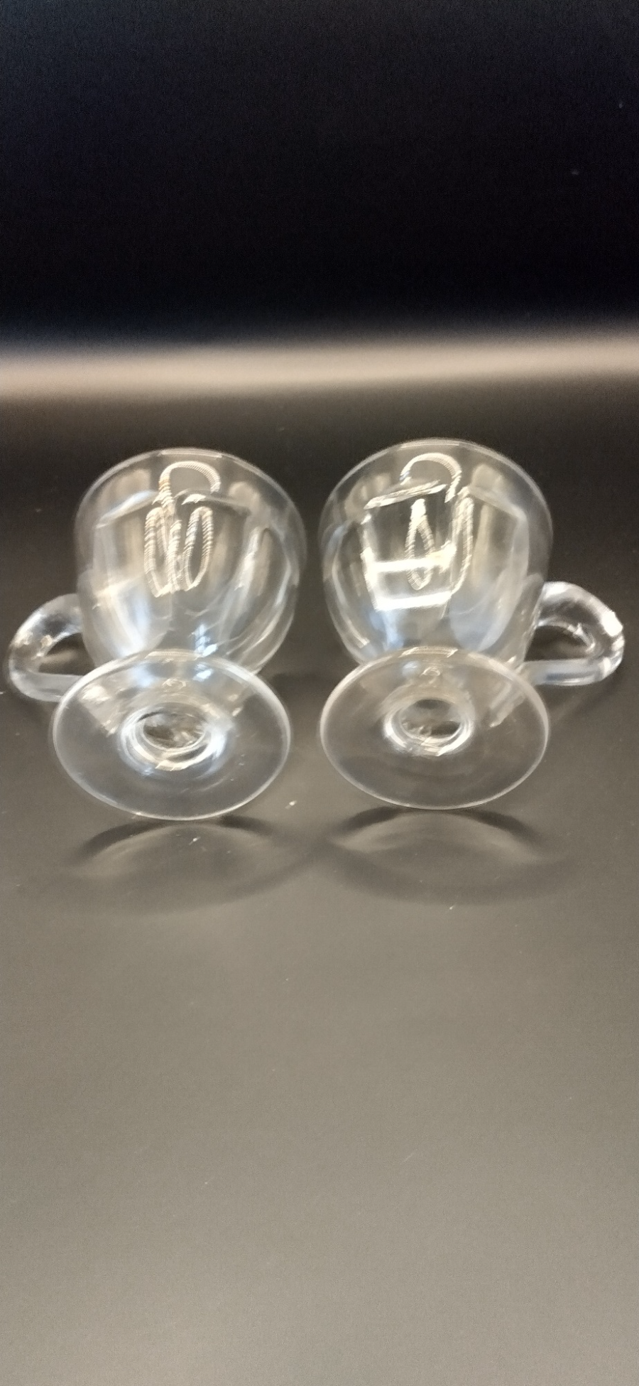 Pair Of Victorian Custard Cups