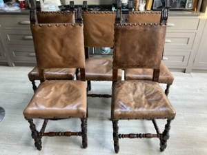 Vintage Renaissance Italian Style Dinning Chairs