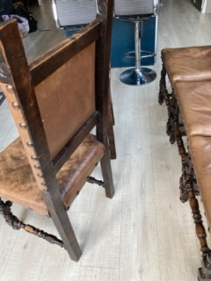 Vintage Renaissance Italian Style Dinning Chairs