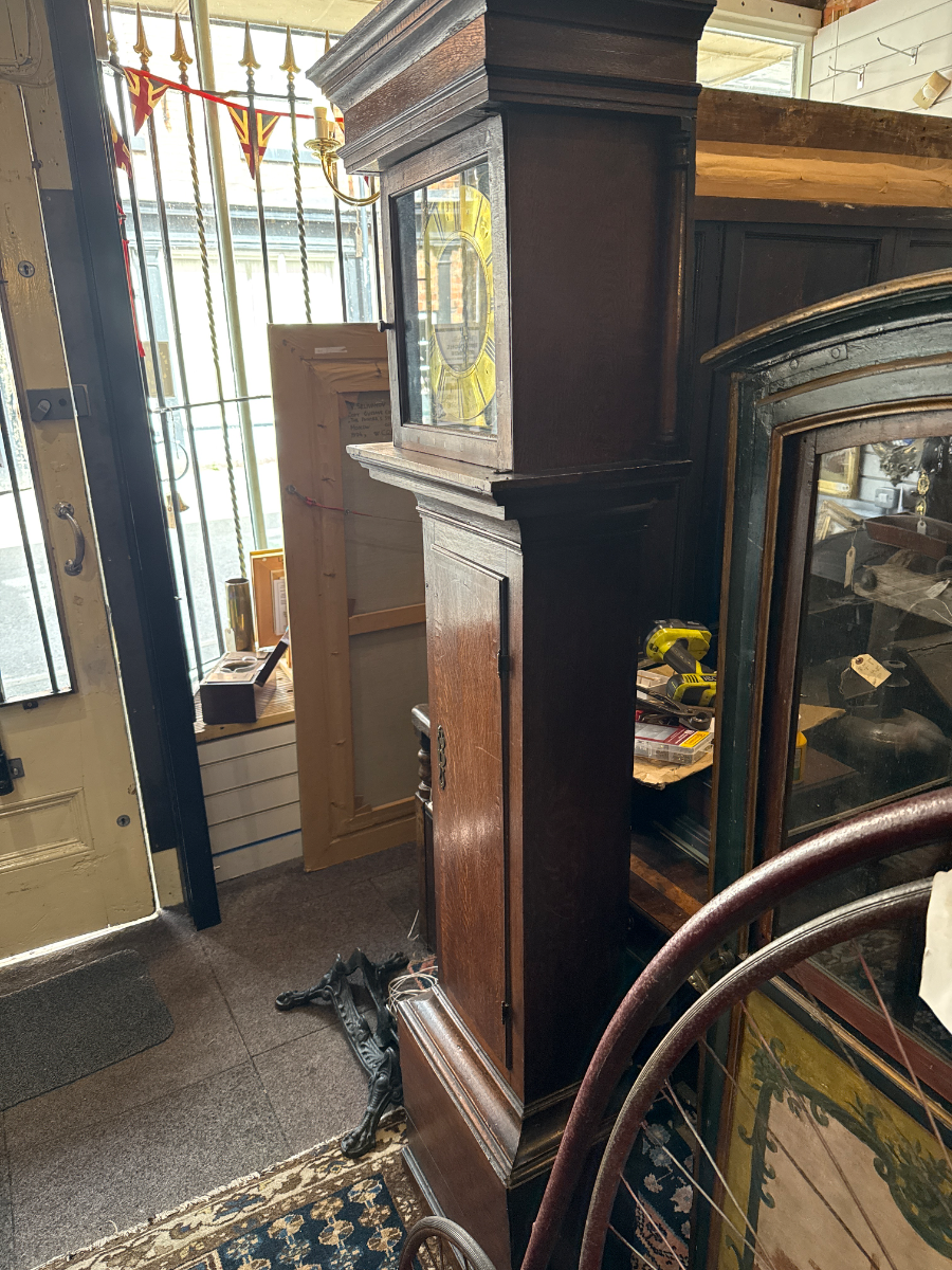 30 Hour Rope Grandfather Clock By Tong Of Baddely