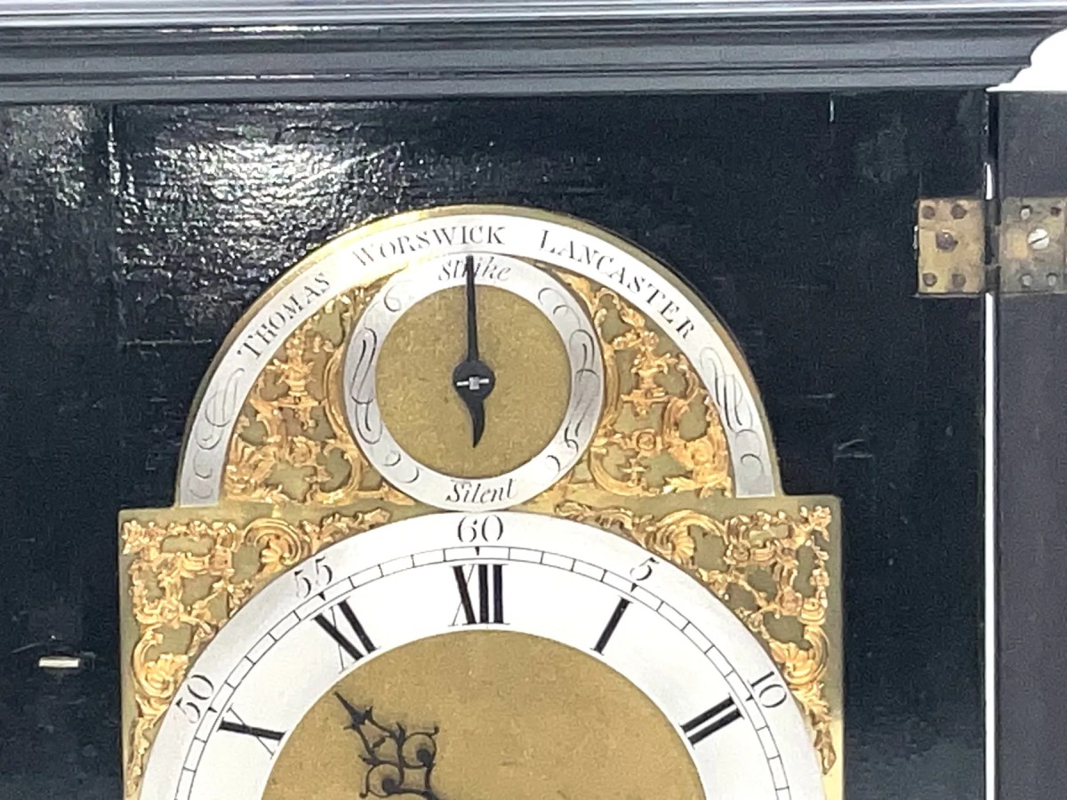 Bracket Clock Verge Movement Strikes On Two Bells