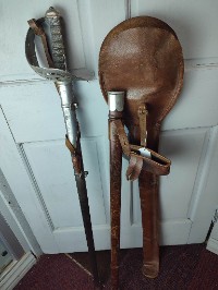 64th Indian Pioneers VRI 1892 Pattern Infantry Sword.