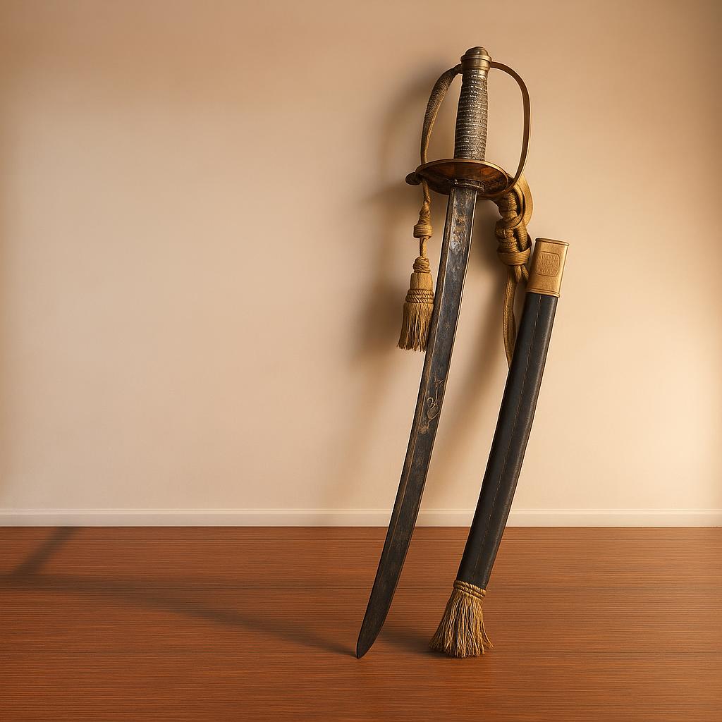 Discover our selection of 1800-era swords, featuring a pristine 1796 Infantry Officers blue gilt sword by S. Brunn. Restored scabbard included. Shop now for this piece of history!