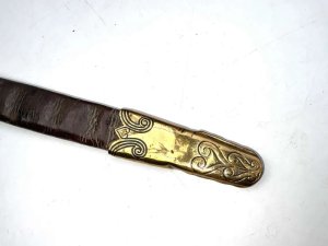 Good looking item, ew seagrave outfitter, nice aged scabbard no damage the gilt brass works superb not perfect as these were not just for display, length of 48cm across guard being 11cm depth of 25mm, reference bbd1