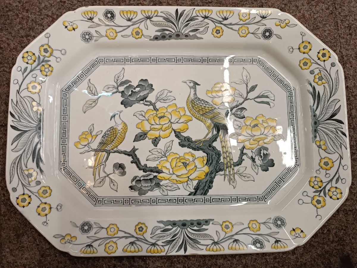 A 19th Century Ashworth Bros  Food  Platter Dish
