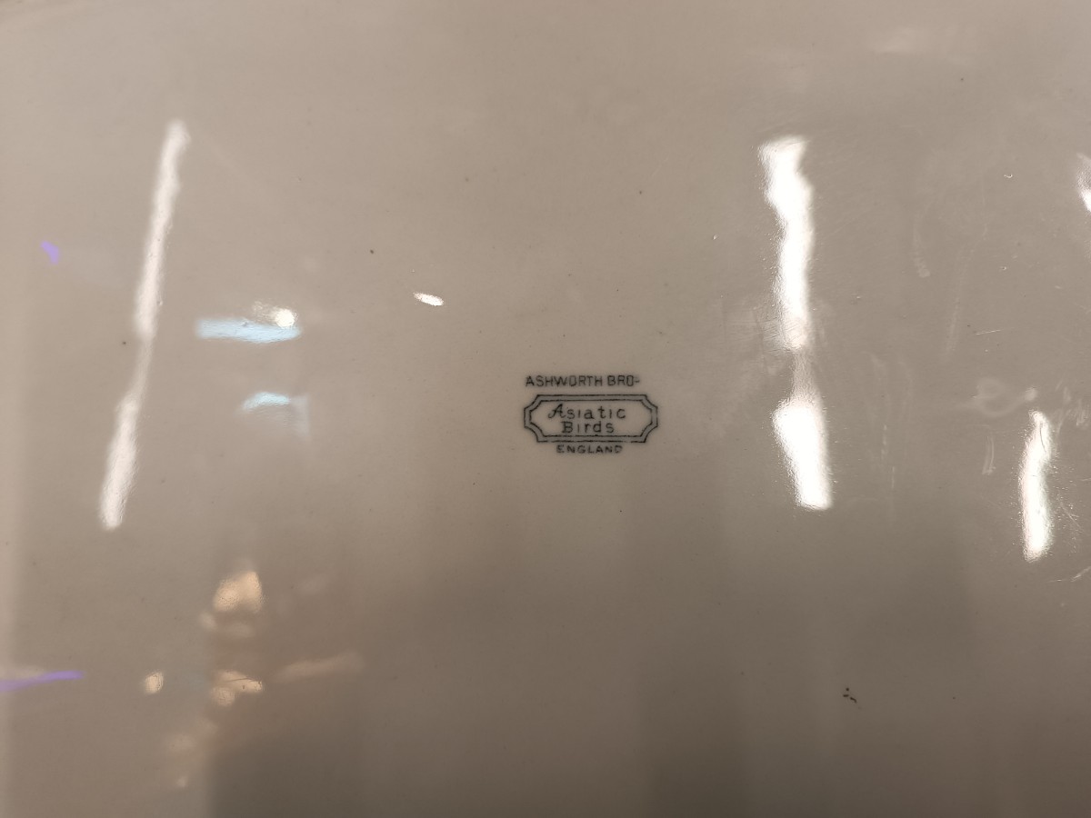 A 19th Century Ashworth Bros  Food  Platter Dish