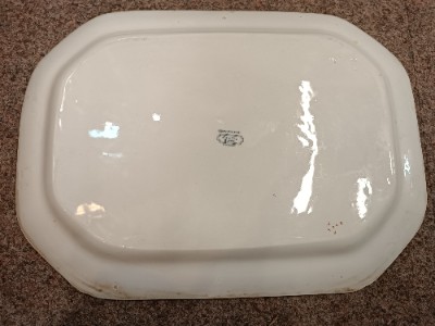 A 19th Century Ashworth Bros  Food  Platter Dish