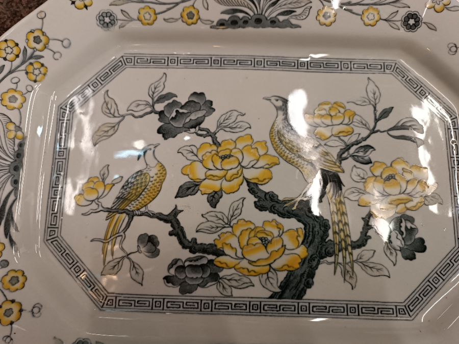A 19th Century Ashworth Bros  Food  Platter Dish