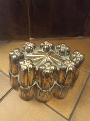 A 19th Century Copper Castellated Jelly Mould