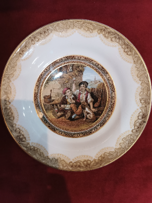 A 19th Century Prattware Plate