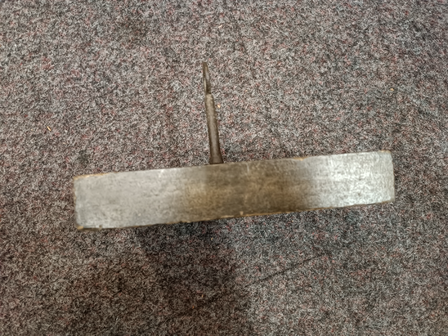 Discover our collection of 19th century iron locks. This feature includes a well-preserved lock in wooden surround with a key. Shop now online for a unique piece of history.