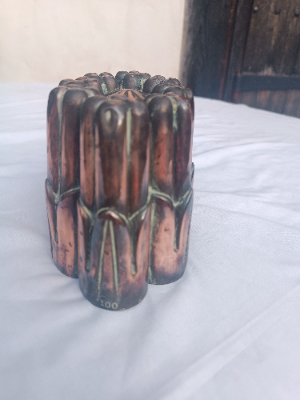 A 19th Century Copper Castellated Jelly Mould