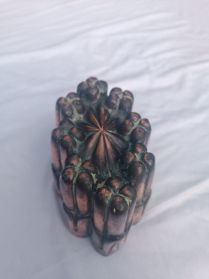 A 19th Century Copper Castellated Jelly Mould