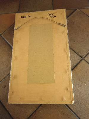 A 19th Century Woven Silk Black And White Picture