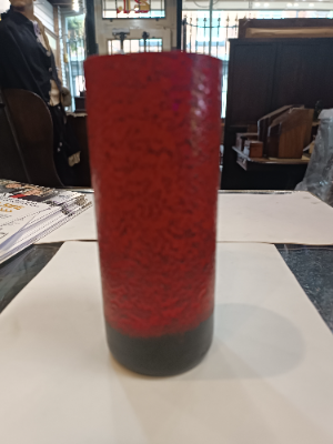 Explore our collection of 20th century Stuart Stratheam Dark crystal glass vases by Iestyn Davies. Delight in the exquisite form and black inclusions. Shop now!