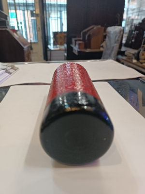 Explore our collection of 20th century Stuart Stratheam Dark crystal glass vases by Iestyn Davies. Delight in the exquisite form and black inclusions. Shop now!