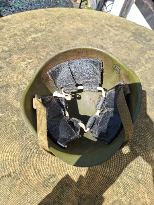 Discover our collection of postwar SSH40 helmets from the Red October Plant, Stalingrad, 1957 edition. Immerse yourself in history with this rare find. Shop now!