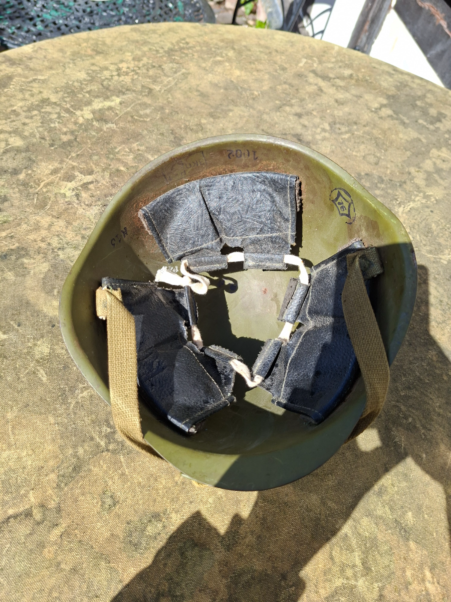 Discover our collection of postwar SSH40 helmets from the Red October Plant, Stalingrad, 1957 edition. Immerse yourself in history with this rare find. Shop now!