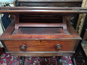 A Mahogany Metaphoric Study And Reading Table, 19th Century