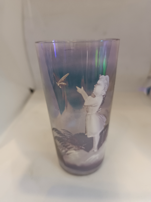 A Mary Gregory Amethyst Glass Tumbler