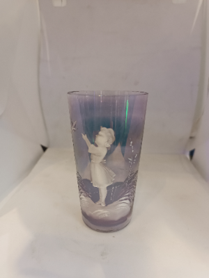 A Mary Gregory Amethyst Glass Tumbler