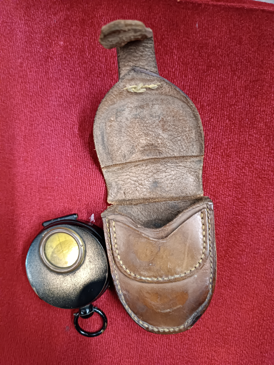 A Modern 20th Century Compass With Original Case