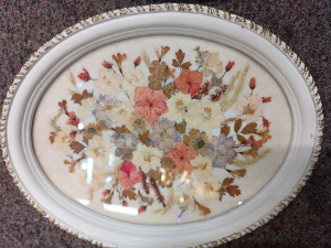 A Pair Of Handcrafted Dried Flowers Frames By Maggie