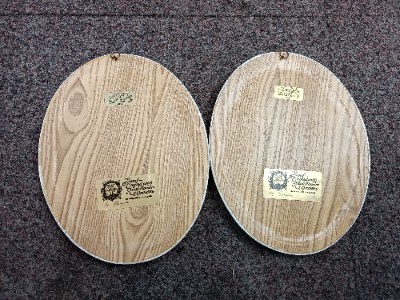 A Pair Of Handcrafted Dried Flowers Frames By Maggie