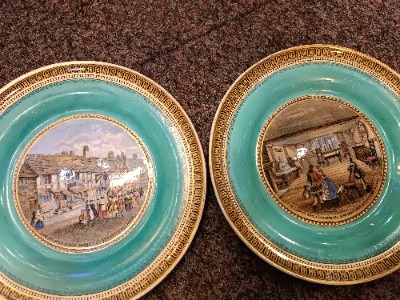 Explore our stunning collection of Prattware plates, celebrating Shakespeare's birthplace. Authentic, in excellent condition. Order yours today and own a piece of literary history!