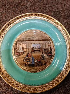 Explore our stunning collection of Prattware plates, celebrating Shakespeare's birthplace. Authentic, in excellent condition. Order yours today and own a piece of literary history!