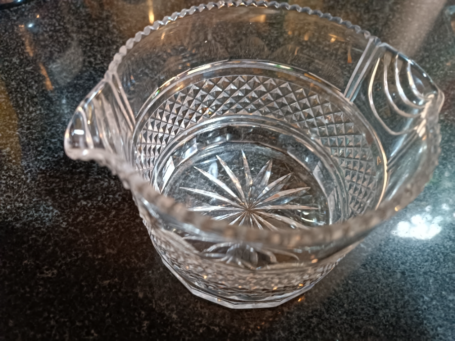 A Set Of 6 Clear Cut Glass Rinsers