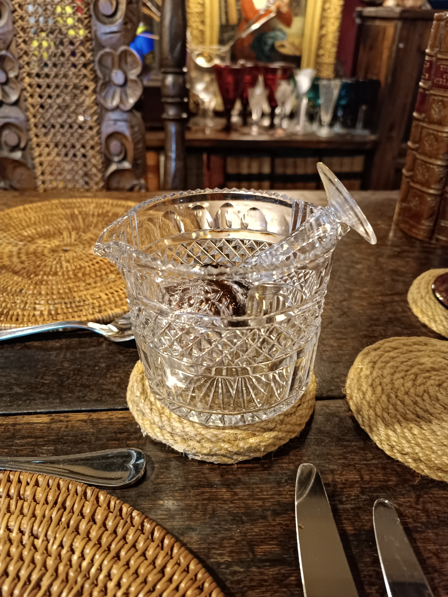 A Set Of 6 Clear Cut Glass Rinsers