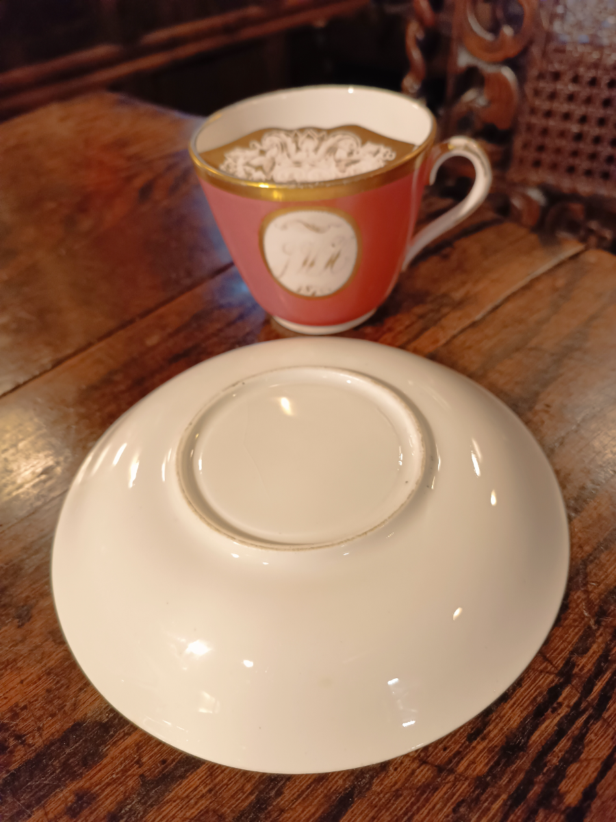 Discover our vintage mustache cup and saucer set, dating back to 1876. Adorn your home with this endearing piece of history, featuring a unique mustache guard and exquisite hand-painted motifs. Shop now to own a slice of timeless elegance!