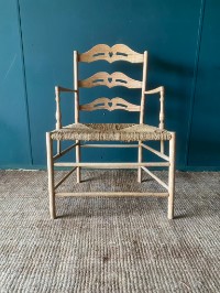 A Very Charming Antique Victorian Sussex Chair Arts & Crafts Style Circa 1860-70