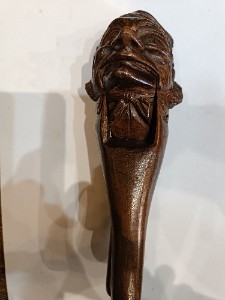 A Vintage Hand Carved Black Forest Figural Nut Cracker
