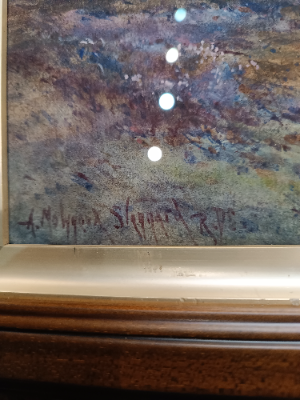 Explore Driving The Flock by Alexander Molyneux Stannard - a timeless piece in the landscape painting category. Buy now and get a taste of 19th-century artistry.