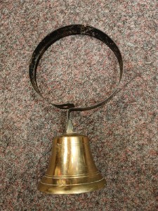 An 18-19th Century Servants/Maids Brass Bell With Clapper