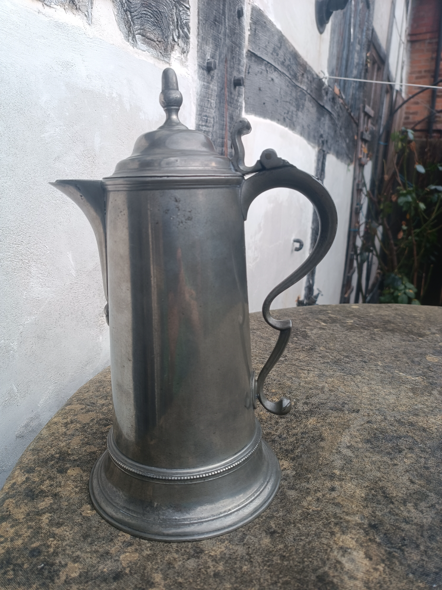 Primary image for An 18th Century Half Gallon English Pewter Flagon