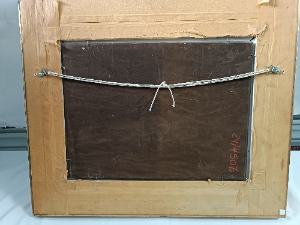 An Equestrian Oil On Panel Painting,20th Century, Signed