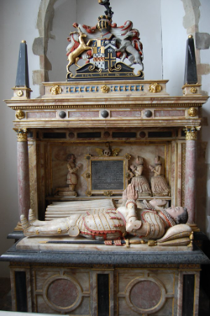 An Early 17th Century Portrait Of The John Roper, 1st Baron Teynham. Dated 1612.