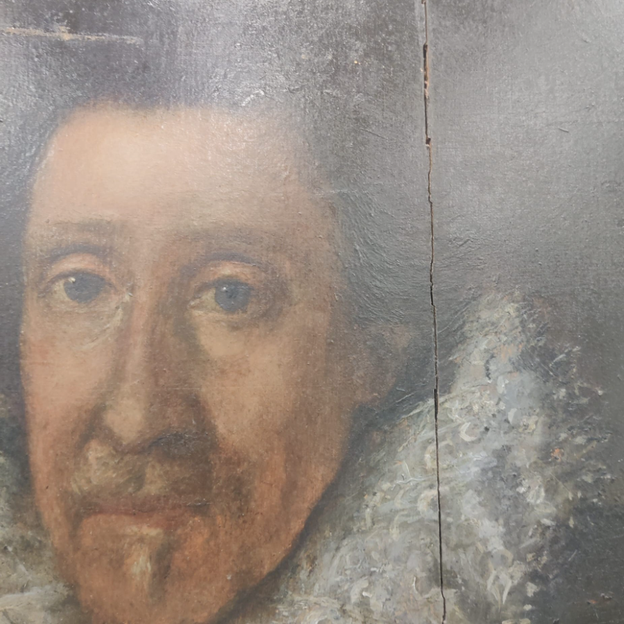 An Early 17th Century Portrait Of The John Roper, 1st Baron Teynham. Dated 1612.