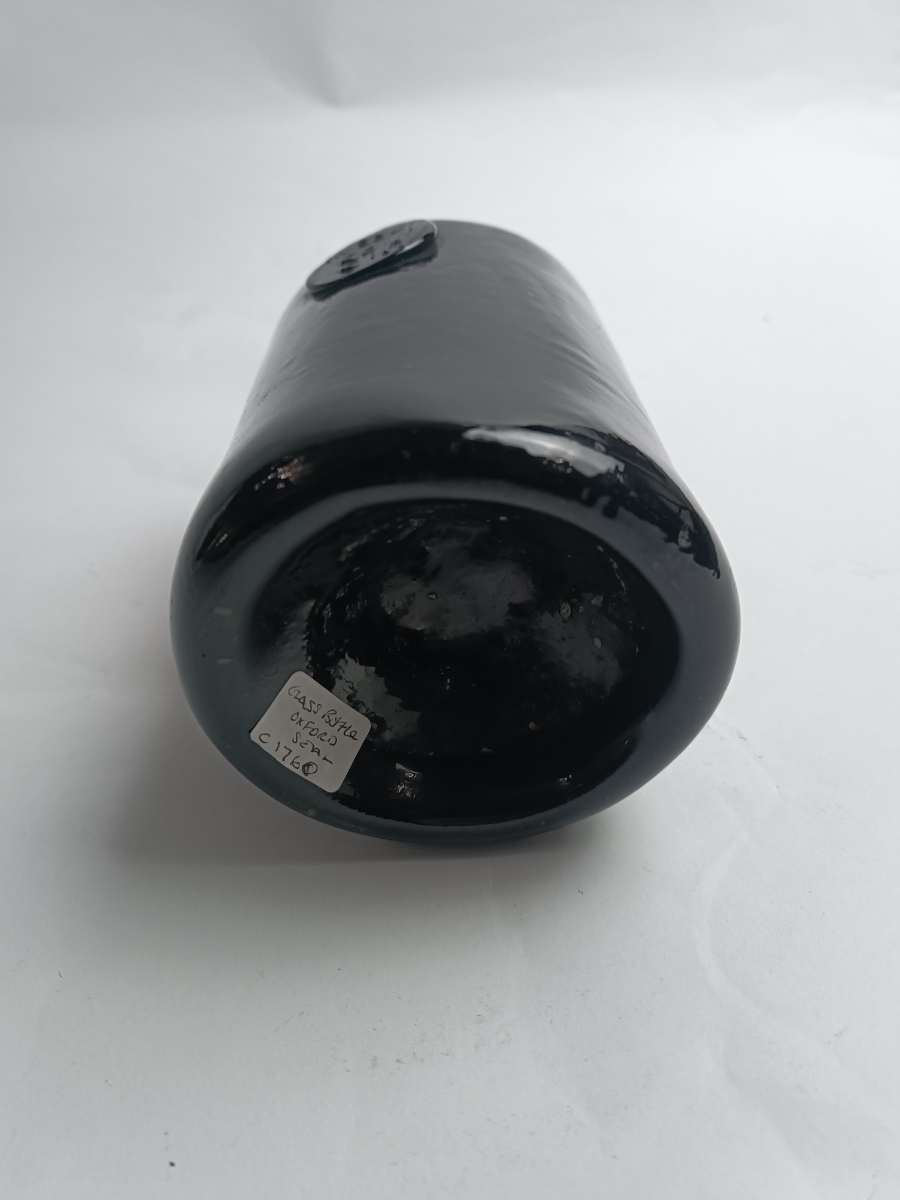 Discover our 18th century hand blown sealed stamp glass bottles. Perfect for collectors, this Oxford edition reads All Soul Call' C:R. Shop now & own a piece of history!