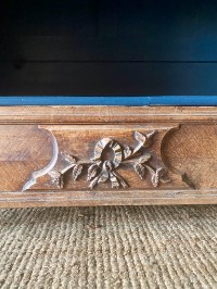 Antique 19thC French Armoire Bookcase Vintage Freestanding Display Shelving Unit