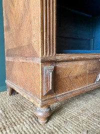 Antique 19thC French Armoire Bookcase Vintage Freestanding Display Shelving Unit