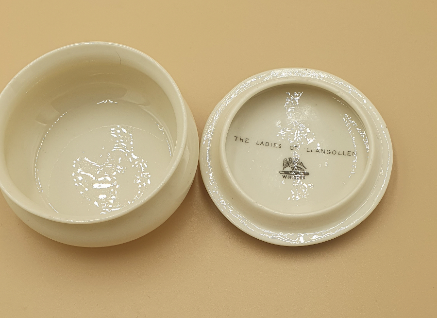 Antique Ladies Of Llangollen Trinket Box